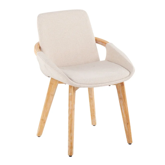 Cosmo – Mid-Century Chair – Natural / Cream