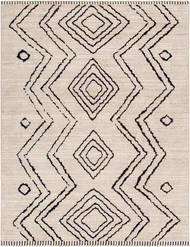 Cozy CZY-2304 3′ x 5′ Machine Woven Accent Rug