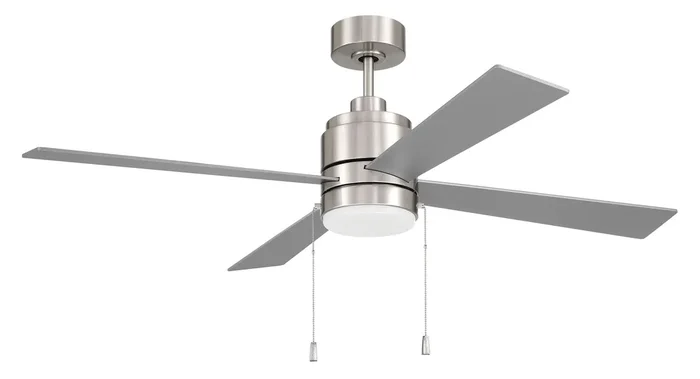 Craftmade MCY52BNK4-PC McCoy 52 LED Ceiling Fan -Brushed Polished Nickel