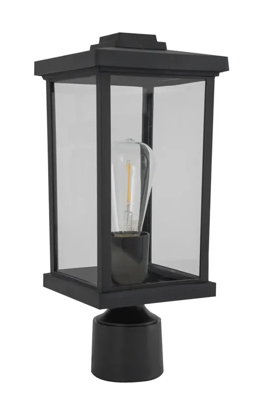 Craftmade ZA2415-TB-C Resilience 1 Light Post Mount -Textured Black