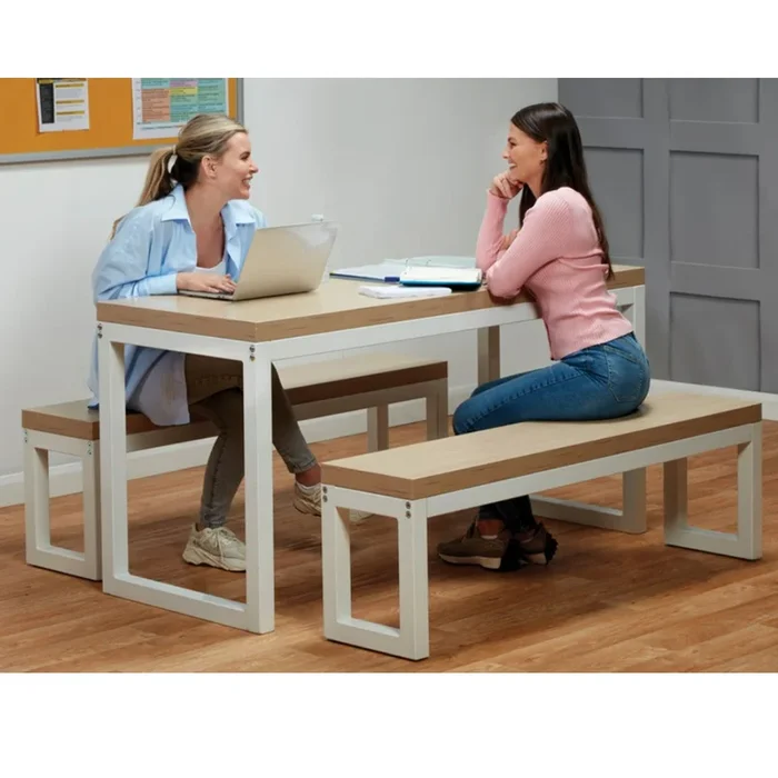 Cube Table and Bench Set