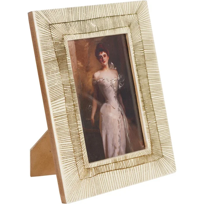Dame Photo Frame White 5×7