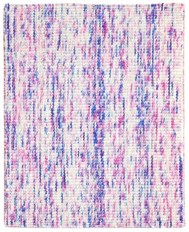 Daniele Wool Pink Rug 3′ X 4′ Modern Dhurrie Bohemian Solid