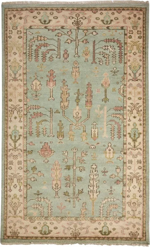 Dash & Albert Athens DA2312 Sky Hand Knotted Wool Rug
