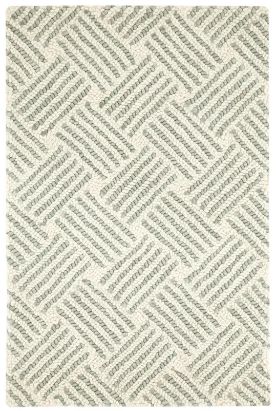 Dash & Albert Layers DA2211 Desert Sage Hand Hooked Wool Rug