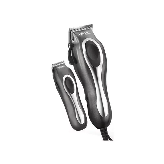 Deluxe Chrome Pro Corded Clipper for Men, Haircut Trimmer Kit with Storage Case