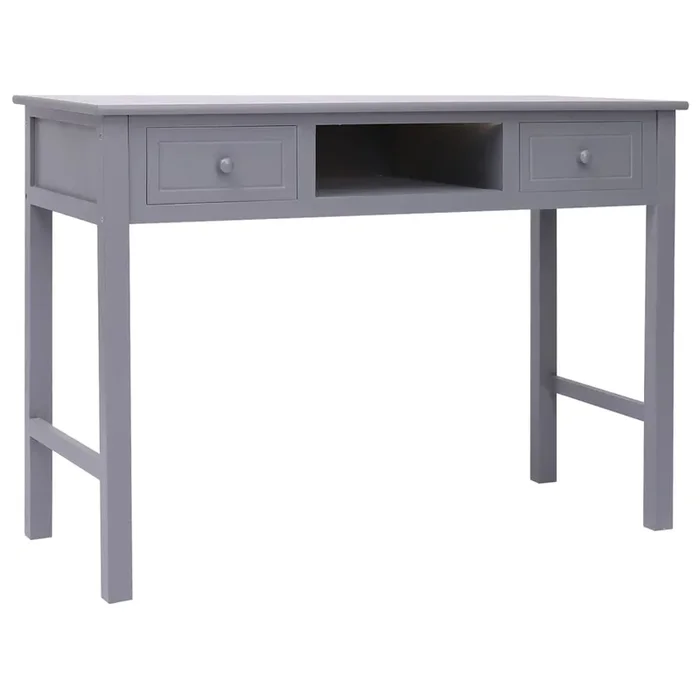 Desk 108X45X76 Cm Solid Wood Paulownia