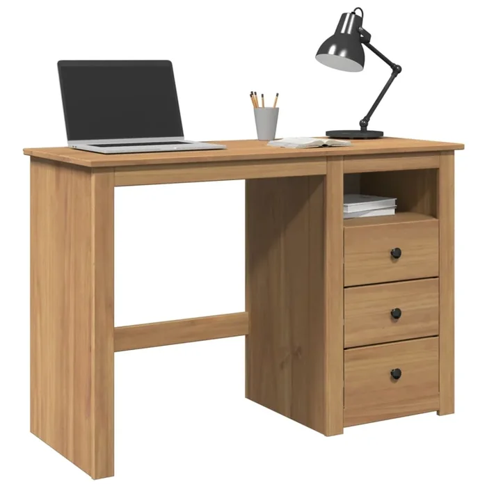 Desk Panama 112X45X75 Cm Solid Wood Pine