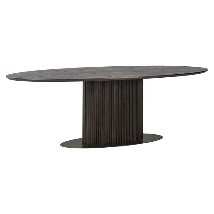 Dining table Luxor oval 300 (Brown)- Richmond Interiors – Please message to discuss pricing & availability before purchase