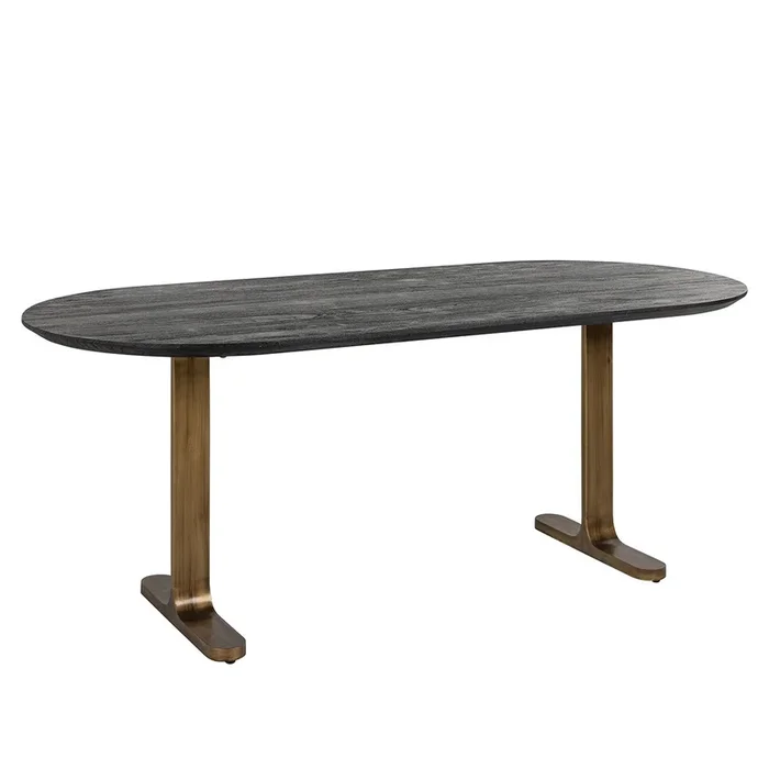 Dining table Revelin 235 (Black/gold)- Richmond Interiors – Please message to discuss pricing & availability before purchase