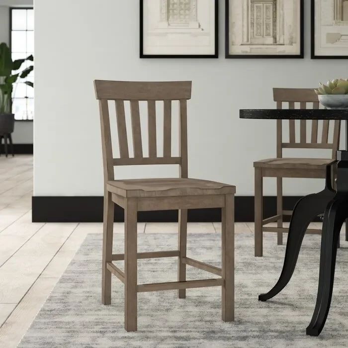 Dove Tail Gray Ellenton 24″ Counter Stool (Set of 2)