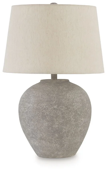 Dreward – Distressed Gray – Paper Table Lamp