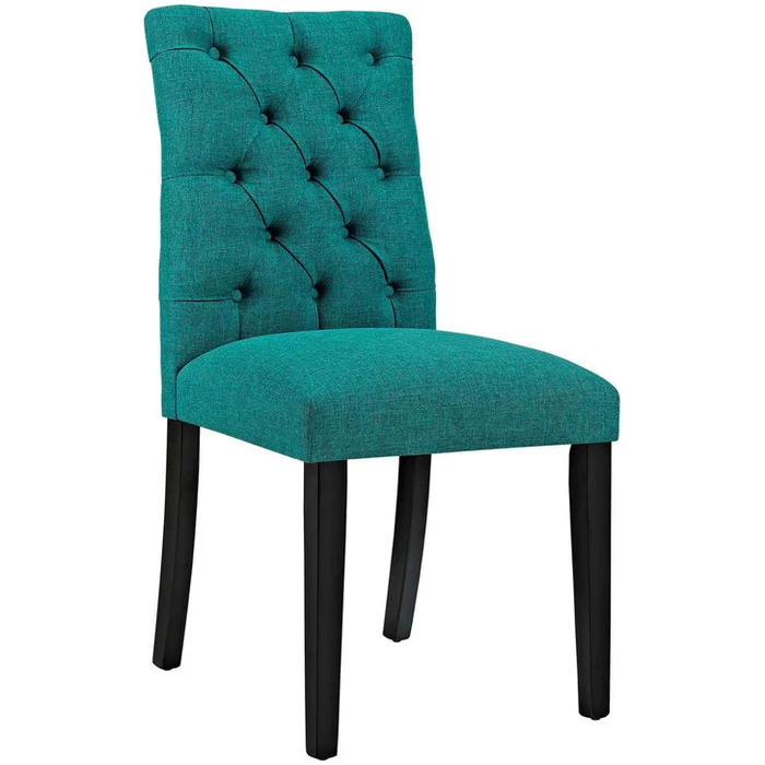Duchess Fabric Dining Chair, Blue, Fabric 10784