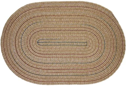 Duet Flax 2’x4′ Braided Rug – Rhody Rug – D-53324FL