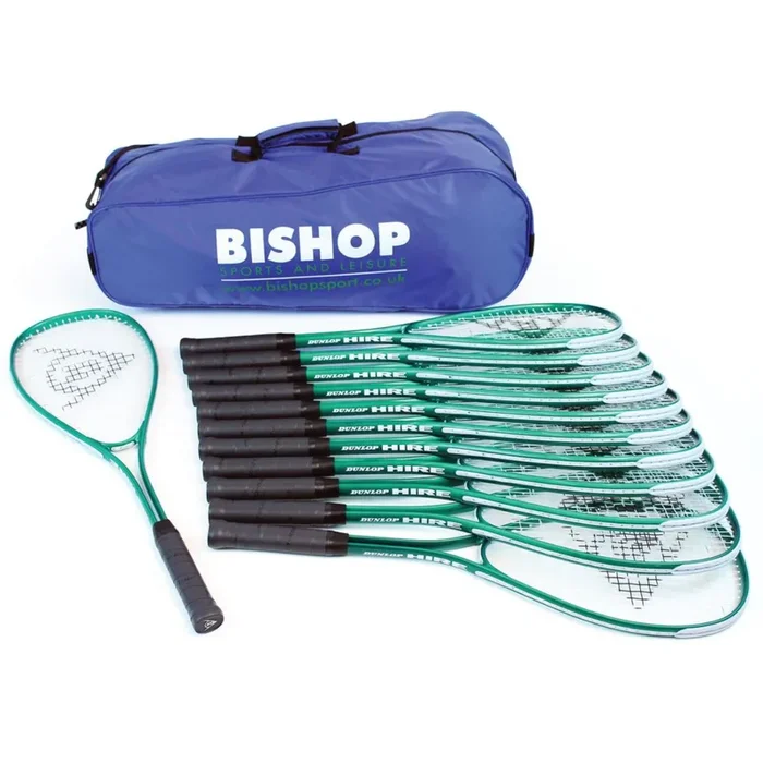 Dunlop Power Hire Squash Racket x 12