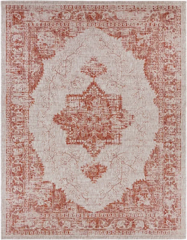 Eagean EAG-2301 8′ x 10′ Machine Woven Indoor/Outdoor Area Rug