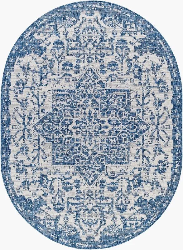 Eagean EAG-2377 6′ x 9′ Machine Woven Indoor/Outdoor Area Rug