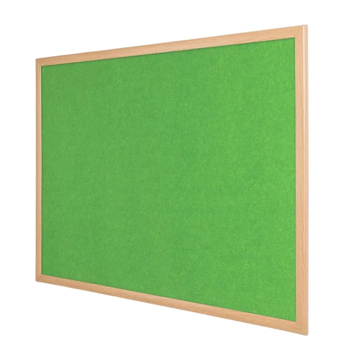 Eco-friendly® Noticeboards – Light Oak effect frame – Eco-colour®