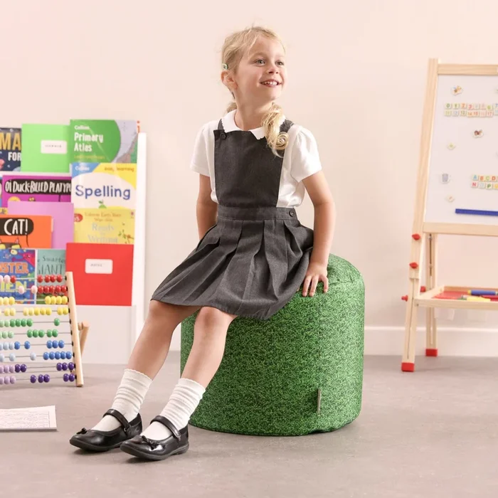 Eden Large Grass Printed Stool Bean Bag x 2