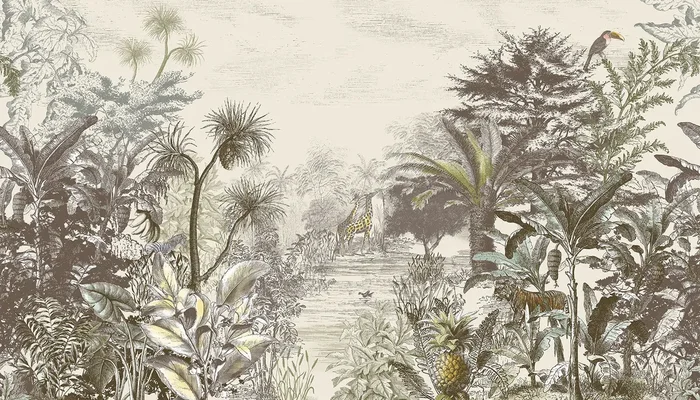 Eijffinger 300610 Into the Wild Natural Wall Mural