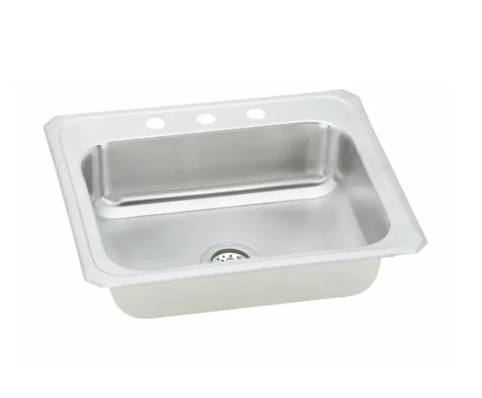 Elkay Celebrity 25″ Drop In Single Basin Stainless Steel Kitchen Sink CL686