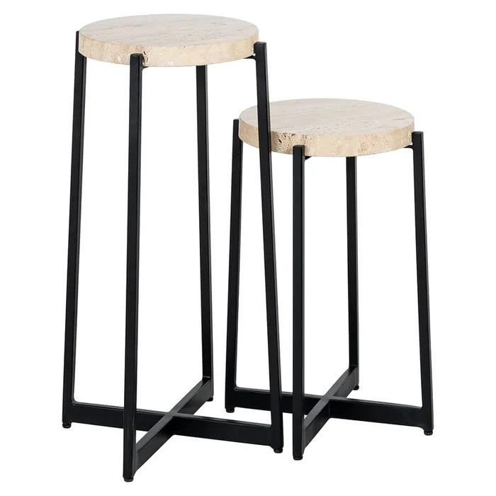 End table Dillinger set of 2 (Beige)- Richmond Interiors – Please message to discuss pricing & availability before purchase