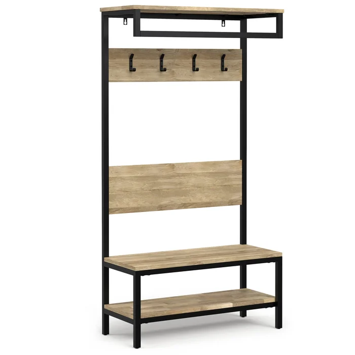 Entryway Hall Tree Bench