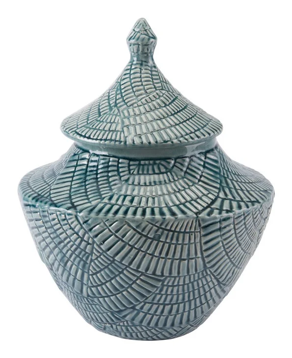 Escalera Sm Covered Jar Mint, 16468