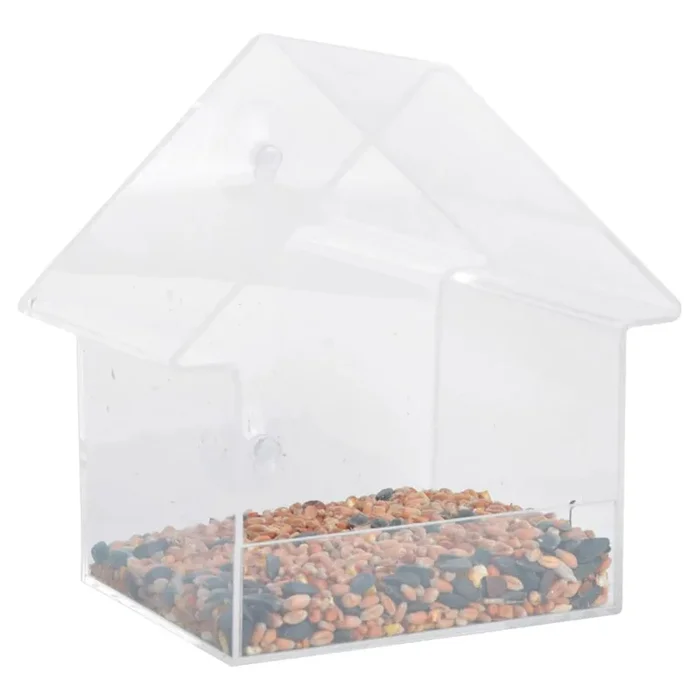 Esschert Design Acrylic Window Feeder House 15X10X15.3 Cm Fb370