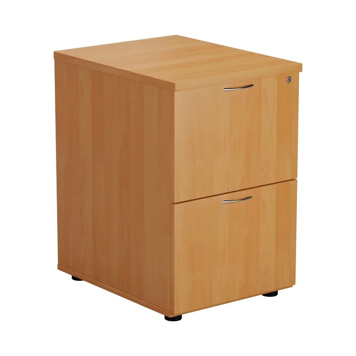Essentials Wooden Filing Cabinet – Beech