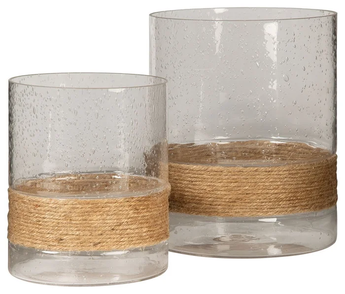 Eudocia – Clear – Candle Holder Set (Set of 2)