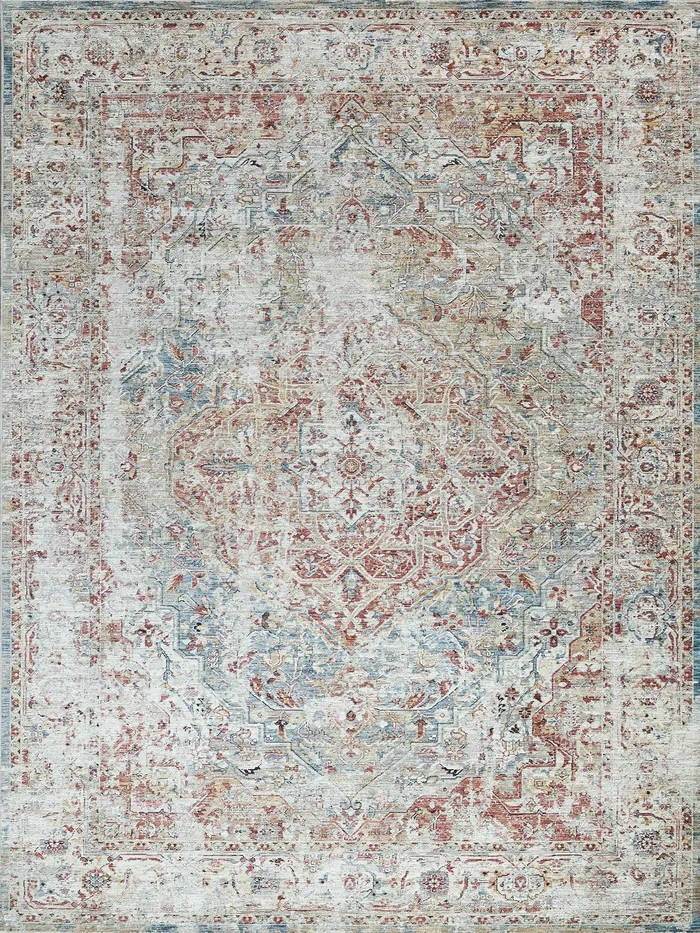 EXQUISITE RUGS Antique Loom Indoor Power Loom/Hand-finished – 5572-9’X12′