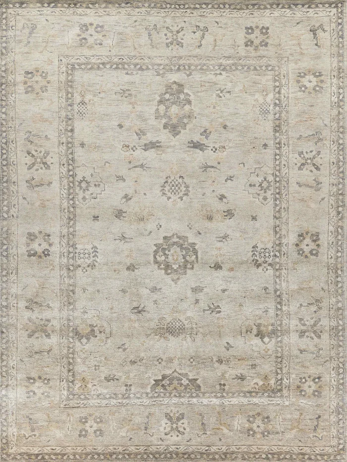 EXQUISITE RUGS Antique Weave Oushak Indoor Hand Knotted – 3420-10’X14′
