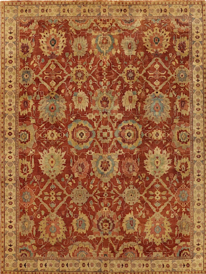 EXQUISITE RUGS Hand-Knotted Rectangle – 8340-9’X12′