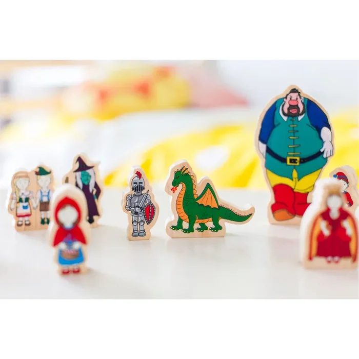 Fairy Tale Wooden Characters – 12 Pieces