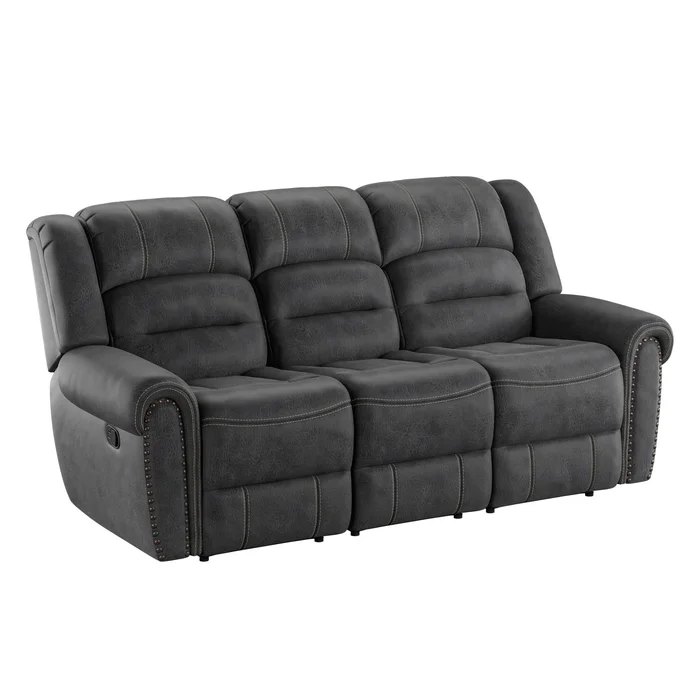 Ferrar – Reclining Sofa – Gray