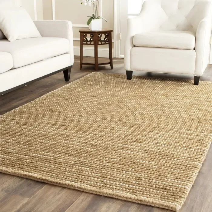 Ferrera Handmade Flatweave Area Rug in Beige Rectangle