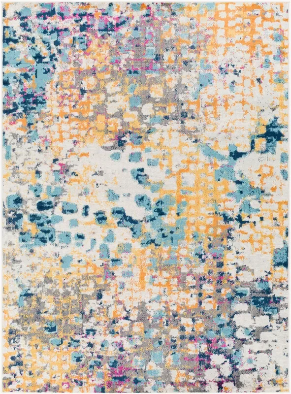 Floransa FSA-2342 9′ x 12′ Machine Woven Area Rug