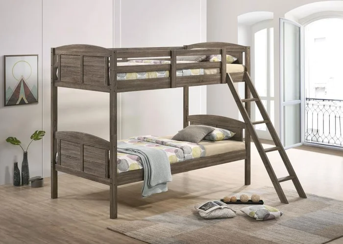 Flynn – Wood Bunk Bed With Mattress