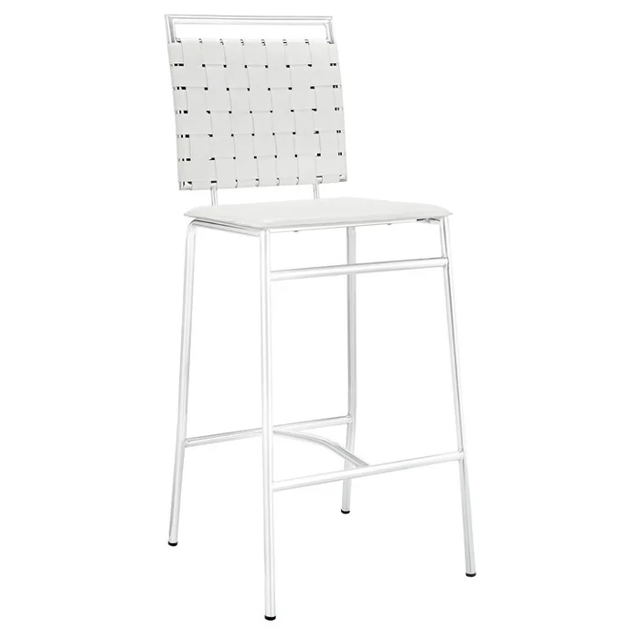Fuse Bar Stool in White