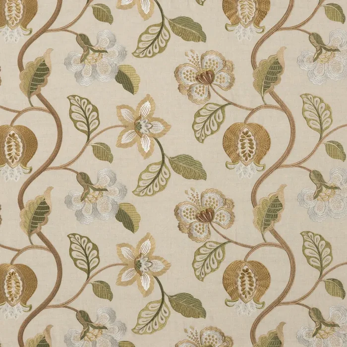 G P & J BAKER BF10532.2.0 ELVASTON WILLOW Fabric