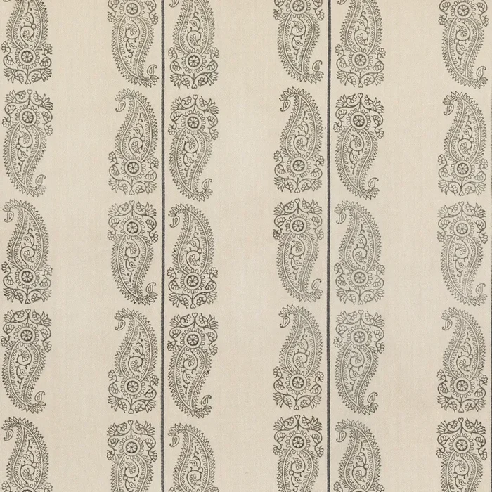 G P & J BAKER BP10796.4.0 CROMER PAISLEY CHARCOAL Fabric