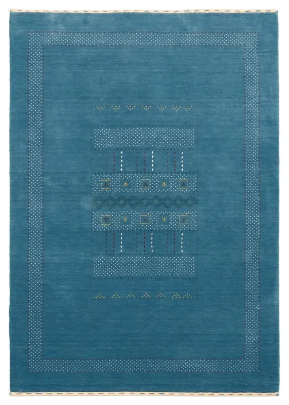 Gabbeh Design Hand Loomed Wool Area Rug