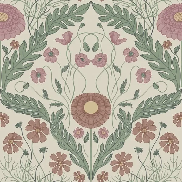 Galerie 51002 Green Floral