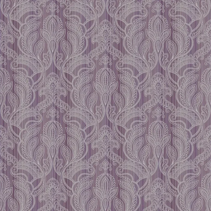 Galerie G34147 Purple Lilac Metallic Damask