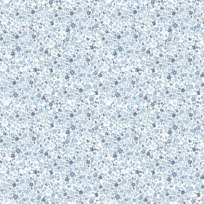Galerie G56668 Blue Mini Mod Floral
