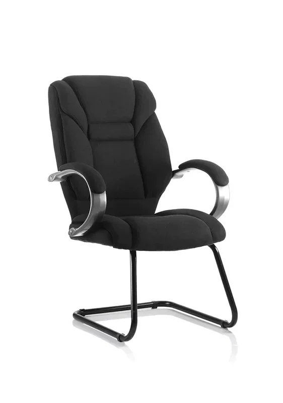 Galloway High Back Cantilever Visitor Chair With Arms