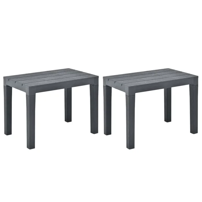 Garden Benches 2 Pcs Plastic