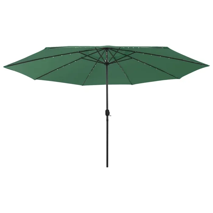 Garden Parasol With Led Lights 400 Cm