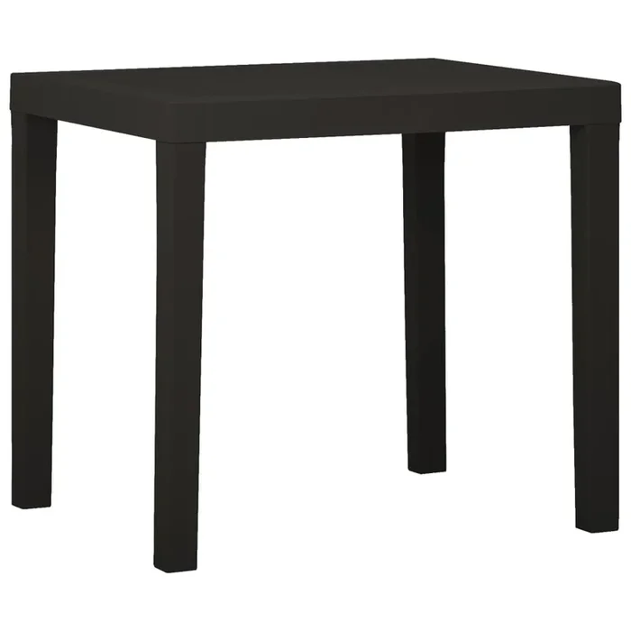 Garden Table Anthracite 79X65X72 Cm Plastic